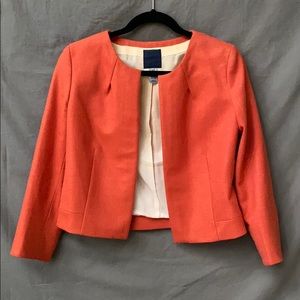 J Crew Orange wool blazer